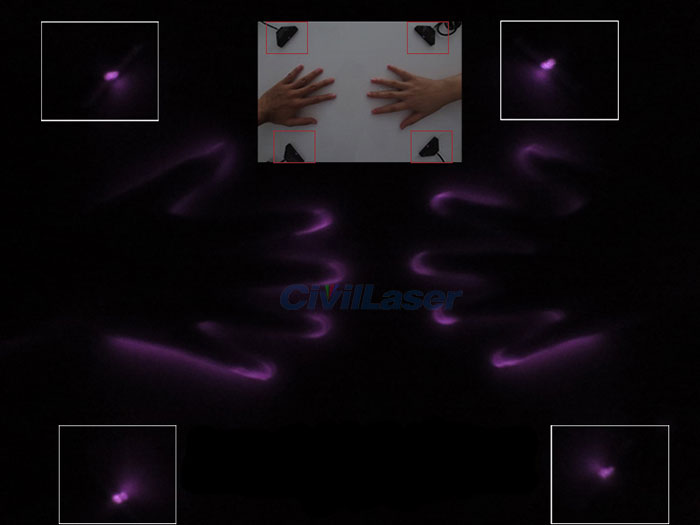 Multi Point Touch Screen 808nm Interactive Projection Trapezoid وحدة الليزر Line